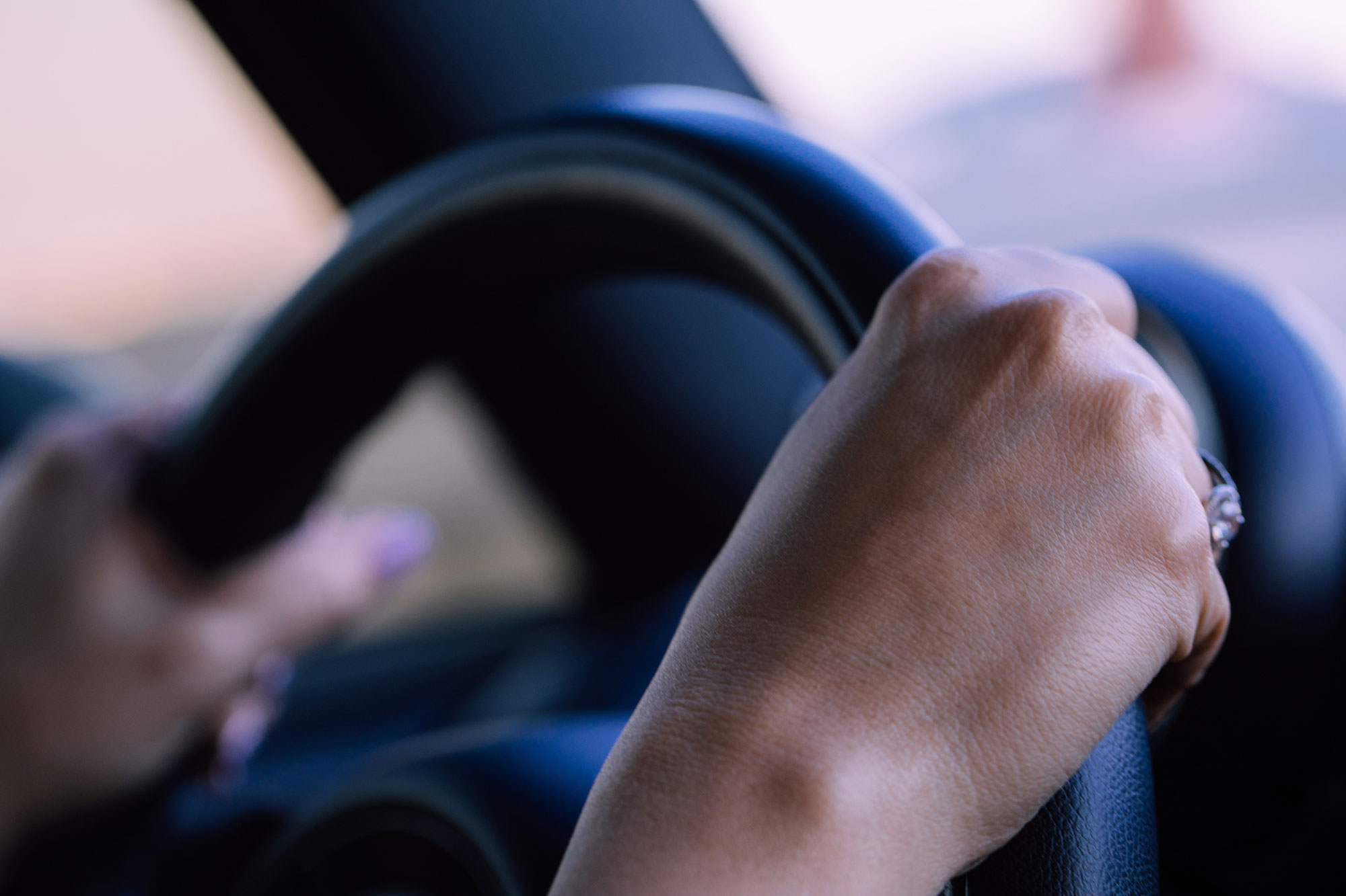 Victime d'un accident de la route en voiture