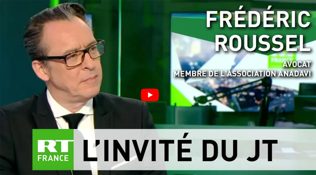Interview télévisée de Maître Frédéric Roussel