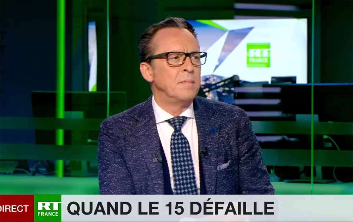 Interview de Frédéric Roussel à la télévision RT France