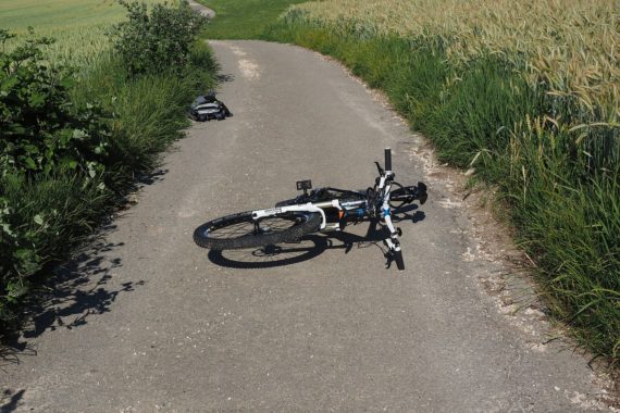 Accident de vélo