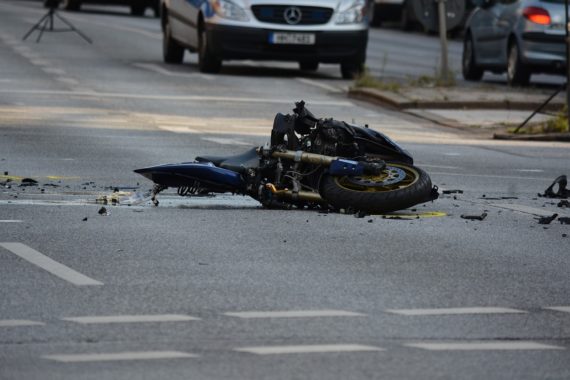 Accident de moto